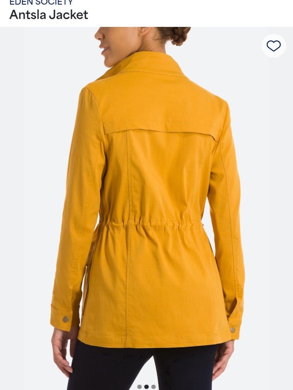 Eden Society Mustard Yellow Utility Jacket